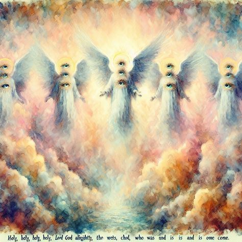 Revelation 4:8 Artwork | Bible Art Prophetic Art Revelation, Revelation Art, Matthew Mark Luke John, Revelation 16, Revelation 17, Revelation 20, Revelation 4, Revelation Bible, 2 Thessalonians