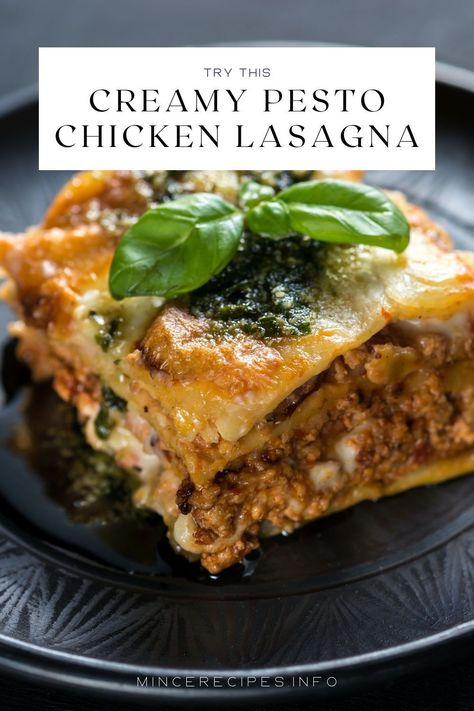 I was cleaning and organizing the fridge and freezer on Friday. Good times at House Shaw! I realized I had the makings of lasagna, but I wanted to make it a little different using a different sauce. So, I ended up with this super delicious chicken pesto lasagna recipe. #chickenlasagna #lasagna Creamy Pesto Chicken Lasagna, Lasagna With Pesto, Pesto Chicken Lasagna, Pesto Lasagna Recipe, Chicken Pesto Lasagna, Creamy Pesto Chicken, White Chicken Lasagna, Pesto Lasagna, Chicken Lasagna Recipe