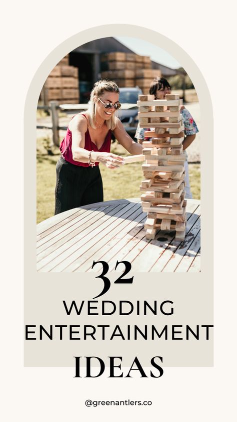 Fun Wedding Entertainment, Wedding Entertainment Ideas, Reception Entertainment, Wedding Reception Entertainment, Guest Entertainment, Wedding Reception Activities, Wedding Games For Guests, Amazon Wedding Registry, Reception Activities