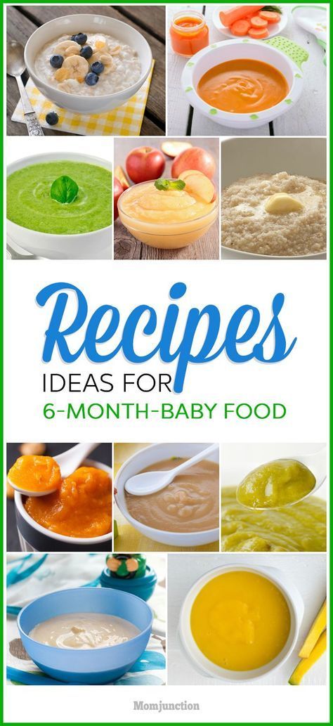 Try these baby food recipes for your 6-month-old and let him taste the yummy and nutritious meals. 6 Month Baby Food, Diy Baby Food, Baby Food Chart, Healthy Baby Food, Baby First Foods, Baby Puree, Homemade Baby Foods, Food Charts, Power Foods