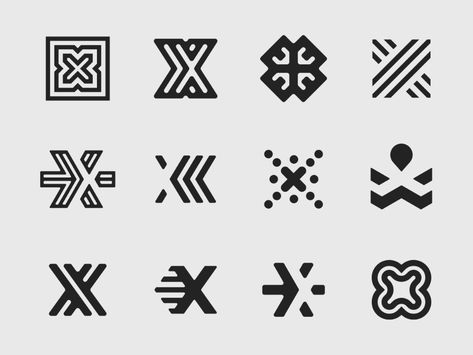 X marks the spot - Concepts by Peter Komierowski for Turtle on Dribbble X Logo, Typographic Logo Design, Japan Logo, Typographic Logo, Geometric Logo, Logo Mark, Logo Concept, Logo Images, Monogram Logo