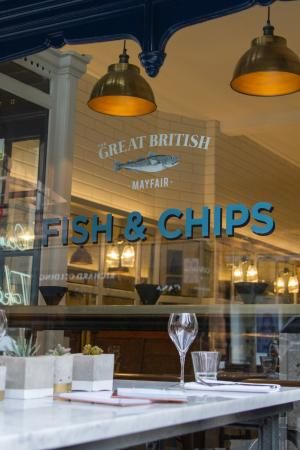 The Mayfair Chippy, Fish And Chips Aesthetic, Fish And Chips London, Fish And Chips Shop, Fish And Chips Restaurant, Takeaway Shop, British Fish And Chips, Fish Bar, Lobster Shack