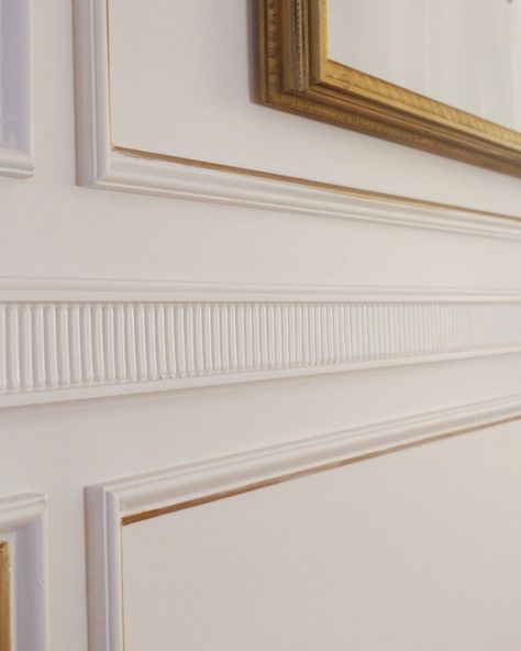 French Wainscoting Ideas, Custom Trim Work, French Moulding Wall, Picture Frame Molding Stairs, Trim Moulding Ideas, Ceiling Mouldings And Trim Ideas, French Wall Molding, Hallway Molding Ideas, Mouldings And Trim Ideas