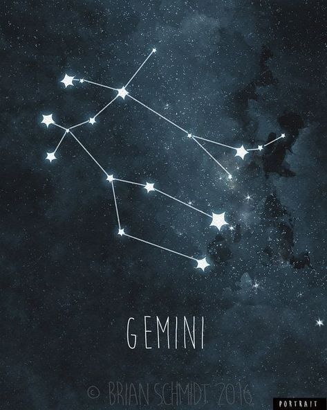 Gemini Constellation Art, Watercolor Zodiac, Gemini Wallpaper, Night Sky Wall, Stars Decor, Leo Constellation Tattoo, Gemini Star, Gemini Art, Gemini Constellation