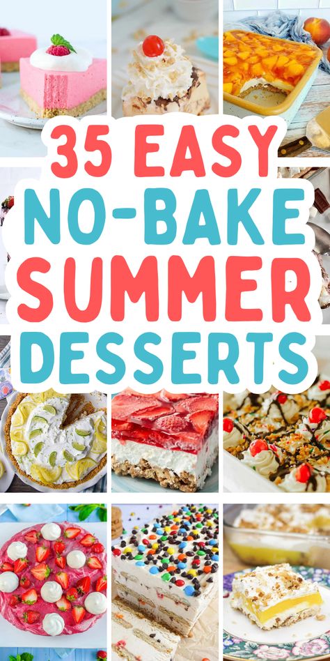 easy desserts with few ingredients Cabin Dessert Ideas, Easy Dessert Buffet Ideas, Easy Party Sweet Treats, Easy Desserts For Camping, Easy Desserts For A Group, Dessert For Cookout Summer Parties, Easy Dessert For A Party, Easy Picnic Desserts For A Crowd, Easy Deserts Ideas No Bake