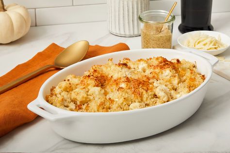 Cauliflower%20%26%20Gruyere%20Gratin Healthy Lemon Chicken, Chicken Scallopini, Easy Holiday Side Dishes, Campbells Soup Recipes, Campbells Recipes, Cream Of Celery Soup, Cauliflower Bites, Yummy Casseroles, Holiday Side Dishes