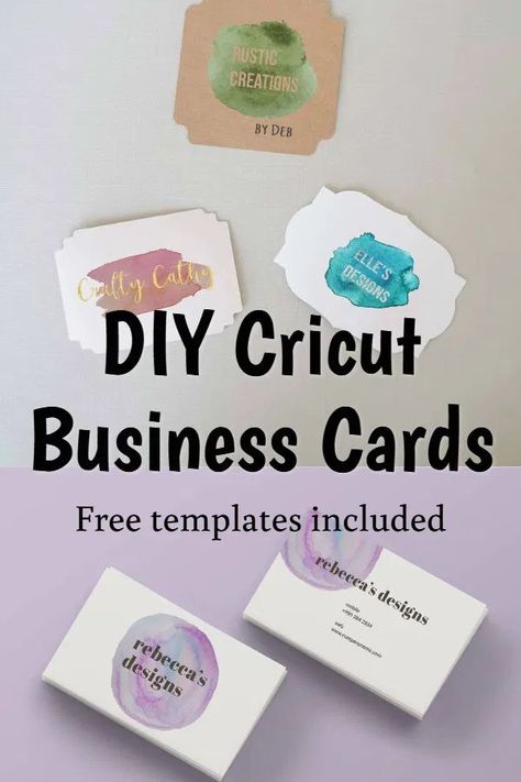 Designing Business Cards, How To Design Business Cards, Diy Business Cards Cricut, Cricut For Small Business, How To Make Business Cards With Cricut, Business Cards Cricut, How To Make Business Cards, Business Card Template Free Printables, Cricut Small Business Ideas