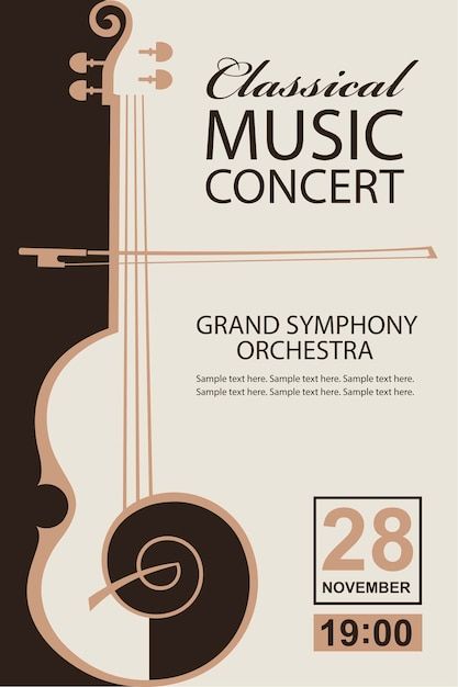 Poster Classical Music, Violin Image, Music Concert Poster, Classical Music Concert, Violin Poster, Classical Music Poster, Music Concert Posters, Music Festival Poster, Creative Wedding Invitations