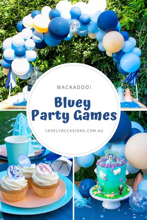 Bluey Birthday Party Punch, Bluey Party Games Diy, Bluey Birthday Game Ideas, Bluey Themed Games, Bluey Birthday Party Game Ideas, Bluey Themed Birthday Party Games, Bluey Themed Party Games, Bluey Party Game Ideas, Bluey Birthday Party Ideas Games