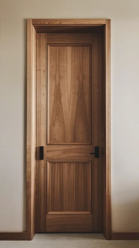 Best 10 Mordern Designs For Interior Wooden Doors Wooden Doors Colors, Hickory Interior Doors, Interior Doors Mid Century Modern, Wood Stained Doors Interior, Stained Poplar Interior Doors, Natural Wood Doors With White Trim, Wood Door Frame Ideas, 8ft Interior Doors, Interior Pine Doors