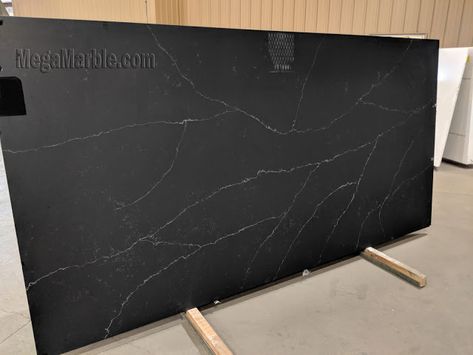 Black Quartz Countertops Slabs Dark Quartz Kitchen Countertops, Black Quartz Kitchen Countertops, Black Quartz Countertop, Black Quartz Countertops, Quartz Backsplash, Black Countertops, Quartz Kitchen Countertops, Black Galaxy, Minimalist Apartment