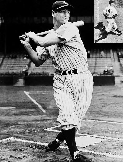 Best Baseball Players by Number: 0-22 - Sports Illustrated Lou Gehrig, Mickey Mantle, Yankees Baseball, Sports Hero, Babe Ruth, Perfect Game, Ny Yankees, Baseball Games, Vintage Baseball