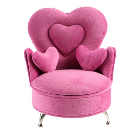 Mini Sofa, Miniature Dollhouse Accessories, Pink Jewelry Box, Bedroom Stuff, Dollhouse Bedroom, Barbie Room, Cute Furniture, Babe Cave, Pink Sofa