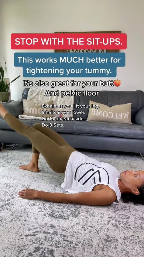 Do this core exercise while you’re scrolling on social media…Your hands are free, so why not?! 😝 This one is a great move for my mamas who are trying to tighten their tummy, strengthen their butt and pelvic floor. It really sets the whole core on fire. #diastasisrectiexercises #newmoms #mommytummy #diastasisabdominal #diastasis #diastasisrectiworkouts # | Mommy Mango | Lichaamsgewicht Training, Motivație Fitness, Core Exercise, Diastasis Recti, Trening Fitness, Post Partum Workout, Gym Workout Tips, Belly Workout, Flexibility Workout