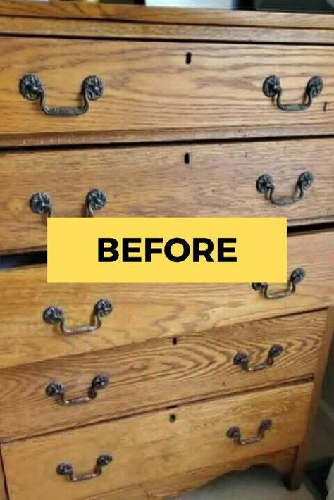 Antique Chest Of Drawers Makeover, Drawers Upcycle, Chest Of Drawers Upcycle, Diy Chest Of Drawers, Drawers Makeover, Drawers Ideas, Chest Of Drawers Makeover, Paint Makeover, Upcycle Storage