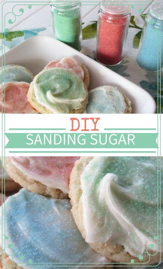 Baking Hack, Diy Sanding, Sanding Sugar, Baking Decorating, Cake Hacks, Colored Sugar, Sweet Treats Desserts, Parenting Strategies, Foodie Friends