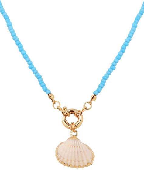 PRICES MAY VARY. Seashell is the symbol of the ocean, water, feminine energy and is associated with fertility, birth and prosperity Handcrafted from a genuine seashell, ceramic beads and an elastic string Shell pendant measures about 1.1 x 0.8 inch (2.7 x 2 cm), necklace length 15.7 inches (40 cm) Make a statement this summer with this classic handmade bohemian style shell choker necklace The perfect beaded white seashell necklace choker to wear on summer vacation or on the beach Beach Vibes Jewelry, Get Back Necklaces, Vacay Jewelry, Summer Jewelry Diy, Shell Charm Necklace, Beachy Necklace, Beachy Stuff, Sea Shell Necklace, Hippie Summer