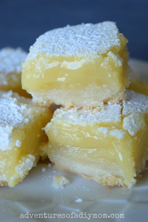 Recipe For Lemon Bars, Perfect Lemon Bars, Bar Desserts, Lemon Bar, Lemon Bars Recipe, Buttery Shortbread, Shortbread Crust, Salmon Patties, Spring Forward