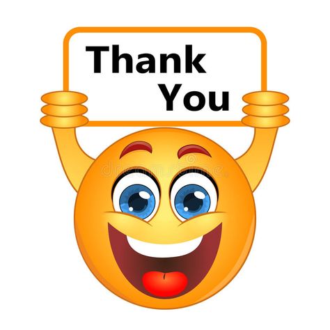 Thank you thanks expressing gratitude note on a sign. vector illustration Emojis Wallpaper, Big Emojis, Animated Smiley Faces, Animated Emojis, Images Emoji, Emoticon Faces, Seni Khat Islam, Emoji Characters, Love Smiley