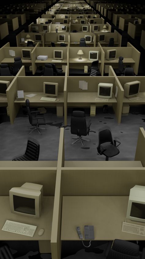 Liminal Space Weirdcore Backrooms Poolrooms Office Submechanophobia Vaporwave Corporate Office Background, Liminal Office Space, Liminal Space Backrooms, Backrooms Office, Dystopian Office, Liminal Space Outside, 90s Office Aesthetic, Office Aesthetic Dark, Office Building Aesthetic