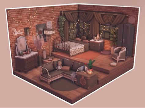 Sims 4 Living Room Ideas Apartment, Sims 4 Big Bedroom, Sims 4 House Inspiration Interior, Sims 4 Aesthetic Bedroom, Sims Room Ideas Bedrooms, Sims 4 Cozy Living Room, Sims Decor Ideas, Sims 4 Basement Ideas, Sims4 Bedroom Ideas