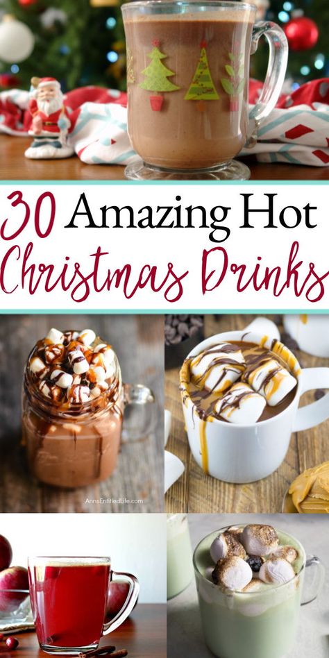 Hot Christmas Drinks, Drinks Christmas, Christmas Drinks Recipes, Hot Drinks Recipes, Hot Christmas, Best Christmas Desserts, Hot Chocolate Drinks, Outfit 2020, Drinks Alcohol