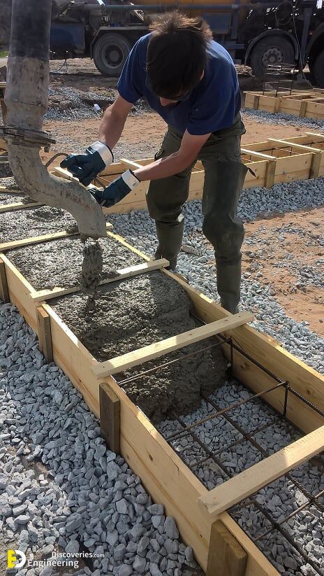 36+ Pictures RCC Concrete Footing And Beam Under Construction! - Engineering Discoveries Simple Deck, Concrete Formwork, Framing Construction, Construction Engineering, Building Foundation, Concrete Footings, House Foundation, Concrete Stairs, Concrete Diy Projects