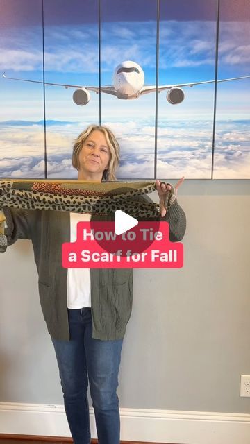 Travel Tips Pilot Wife | ✈️ How to Tie a Scarf for Your Travel Outfit 🍁 Type FALL for all details.
Fold scarf in half.
Lay it against the back of your neck with one... | Instagram Wrap A Scarf Around Neck, How To Wrap A Scarf Around Neck, Tie Scarf How To Neck Scarves, How To Style Scarf, How To Tie A Scarf Around Your Neck, Scarfs Outfits, Fold Scarf, Scarf Tips, Scarf Hacks