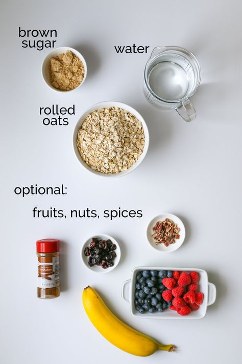 Oats With Water Recipes, Overnight Oats With Water Recipes For, Basic Overnight Oats Recipe No Yogurt, Overnight Oats Non Dairy, Overnight Oats Water, Overnight Oats No Milk, Oat Meal Breakfast Ideas, Oatmeal Without Milk, Plain Overnight Oats