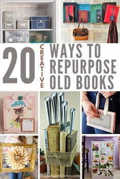 20+ Unique & Creative Upcycled Crafts with Old Books 2 Crafts With Old Books, Upcycled Books Crafts, Old Book Art, Diy Old Books, Book Page Roses, Book Page Wreath, Old Book Crafts, Book Crafts Diy, Recycled Books