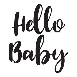 hello baby Baby Word Art, Hallo Baby, Baby Decals, Hello Design, Scrapbook Titles, Baby Words, Truck Car, Baby Svg, Hello Baby