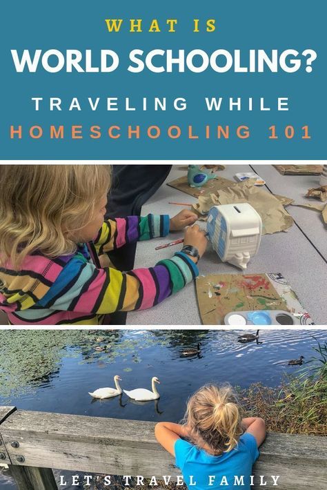 What is World Schooling? How do children learn what they need to know if you travel full-time or take an extended trip? Here we go into detail about homeschooling while traveling such as wordschooling, homeschooling, roadschooling. #homeschool #homeschooling #homeschoolmom #worldschool #familytravel #digitalnomadfamily #education #travelwithkids Traveling Family, Homeschool Education, Student Travel, Unschooling, Family Travel Destinations, Travel Family, Travel School, Homeschool Mom, Family Adventure