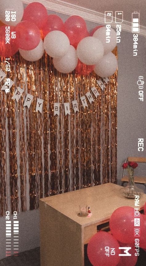 Bday House Decorations, Simple 20th Birthday Decorations, Birthday Indoor Decoration, Birthday Party Decorations Indoor, Birthday Decor Simple At Home, Decoration For Mom Birthday, Birthday Decorations For Women At Home, Simple Happy Birthday Decorations, Birthday Decoration Ideas Apartment