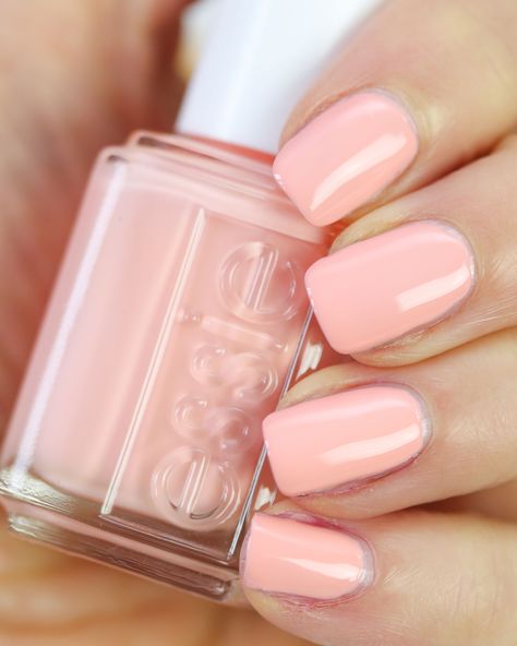 Essie Nails, Peach Nails, Spring Nail Colors, Super Nails, Pink Nail Polish, Essie Nail Polish, Pink Nail, Essie Nail, Lulu Lemon