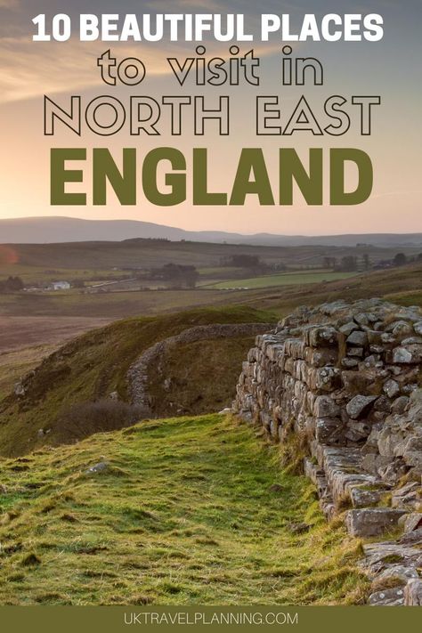 Find out the top 10 things to see and do in the North East of England - travel inspiration for your itinerary #travel #England #Northumberland Road Trip Uk, Travel England, Wales Travel, East Coast Road Trip, United Kingdom Travel, Northern England, North East England, Visiting England, Travel Planning