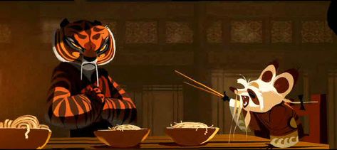 Master Shifu's laugh :D by KFPMasterTigress Tigress Kung Fu Panda, Po And Tigress, Lord Shen, Master Shifu, Dreamworks Art, Panda Images, Awesome Artwork, Dreamworks Movies, Color Script