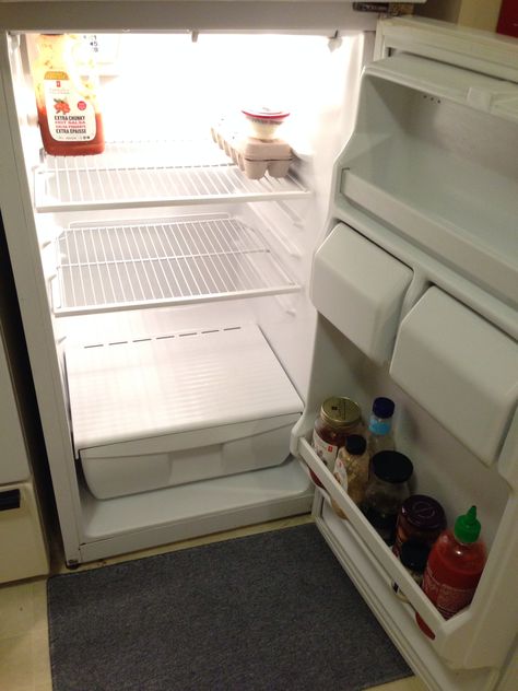 Going West for a week and managed to empty my fridge... hate having my fruits/veggies/milk get old and go to waste Empty Fridge Format, Empty Fridge For Client, Fridge Format, Empty Fridge Format For Client, Empty Fridge Picture, Evidence Board, Small Fridge Organization, Empty Kitchen, Empty Fridge