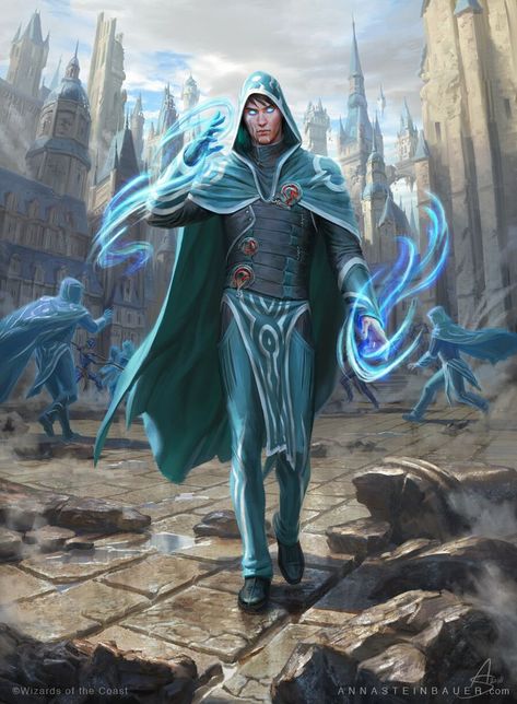 ArtStation - MtG - Jace, Wielder of Mysteries, Anna Steinbauer Spark Art, Arte Monster High, Mtg Art, The Spark, Arte Fantasy, Magic Art, Fantasy Inspiration, Dnd Characters, Fantasy Artwork