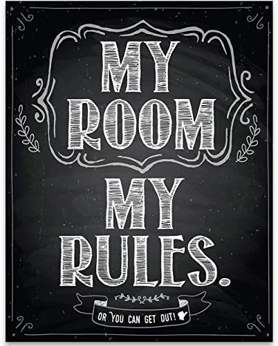 Wallpapers Ideas, Affiches D'art Déco, College Dorm Room Essentials, Bedroom Wall Collage, Cheap Gift, My Rules, Typography Art Print, Cute Decor, Poster Room