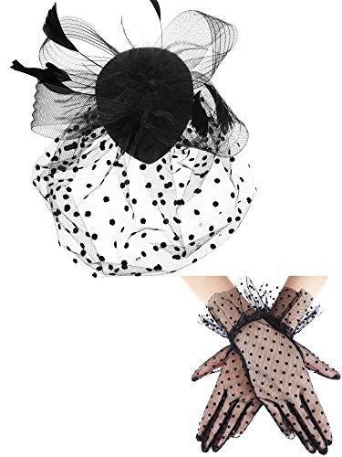 Veiled Hats, Feather Wedding, Tea Party Hats, Veil Hairstyles, Wedding Fascinators, Cocktail Hat, Fascinator Hat, Lace Gloves, Mesh Hat