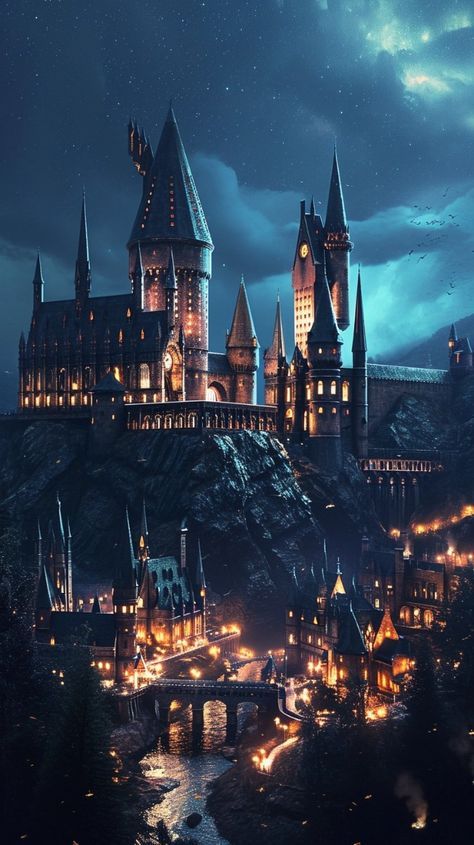 Hogwarts Aesthetic Bedroom, Harry Potter Castle Wallpaper, Harry Potter Background Wallpapers, Hogwarts Castle Wallpapers, Dark Hogwarts Aesthetic, Hogwarts Background, Hogwarts Legacy Wallpaper, Hogwarts Night, Hogwarts Aesthetic Wallpaper