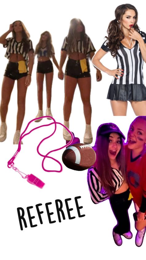 cute halloween group costume Referee Costume, Halloween Group, Group Costumes, Group Halloween Costumes, Cute Halloween, Halloween, Quick Saves