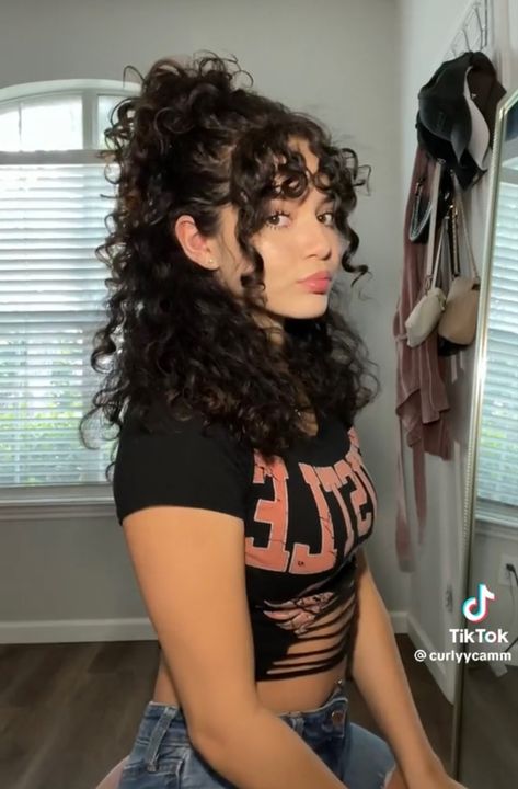 Natural Curly Hair Cuts, Curly Hair Photos, Cute Curly Hairstyles, Medium Curly Hair Styles, Curly Hair Styles Easy, Hairdos For Curly Hair, Haircuts For Curly Hair, Hair Stylies, Hair Summer