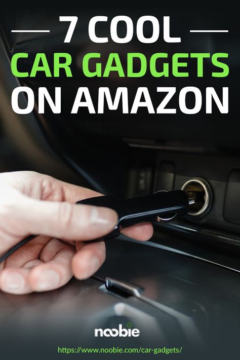 7 Cool Car Gadgets On Amazon | If you’re looking to upgrade your ride and change the way you drive, check out these cool car gadgets you can get on Amazon. #gadgets #device #cargadgets #noobie Gadgets Techniques, Smart Car Accessories, Electronics Gadgets Technology, Cool Car Gadgets, Cool Gadgets On Amazon, Cool Gadgets For Men, Mens Gadgets, Car Essentials, Unique Gadgets