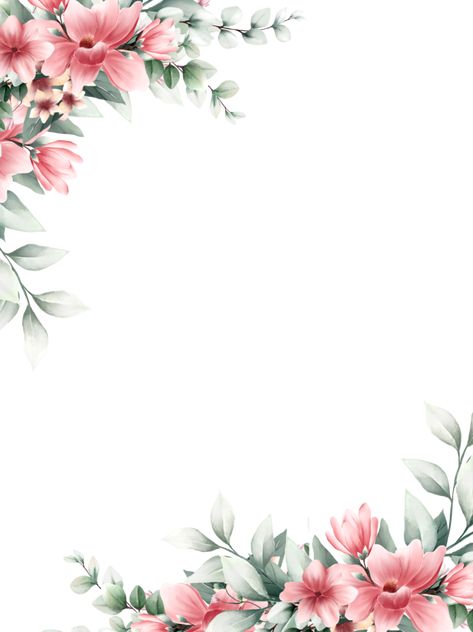 White Flower Background, Border Transparent, Islamic Png, Flower Border Clipart, Flower Border Png, Backgrounds Pink, Mandala Png, Background Islamic, Flower Borders