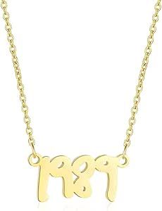 Wonlte 1989 Necklace Gold Lover All too well FEARLESS REP Singer Signature Necklaces for Women, TS Music Lover Gifts Inspired Necklace Gifts 1989 Necklace, Music Lover Gifts, Music Necklace, Signature Necklace, All Too Well, Inspired Necklace, Gift For Music Lover, All Is Well, Kids Luggage