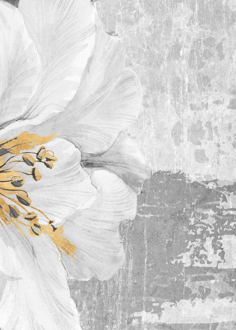 Enhance your modern living space with our exquisite Grey Botanical Floral Wall Art. This captivating abstract painting features delicate white flowers against a muted grey background, creating a harmonious blend of elegance and contemporary style. Perfect for both home and office decor, this artistic masterpiece adds a touch of sophistication to any room. Elevate your surroundings with this captivating wall art today! Abstract Flower Painting Modern, Illustration Pop Art, Grey Artwork, Nature Art Drawings, Grey Painting, Pop Art Illustration, Abstract Botanical, Abstract Flower Painting, Textured Canvas Art