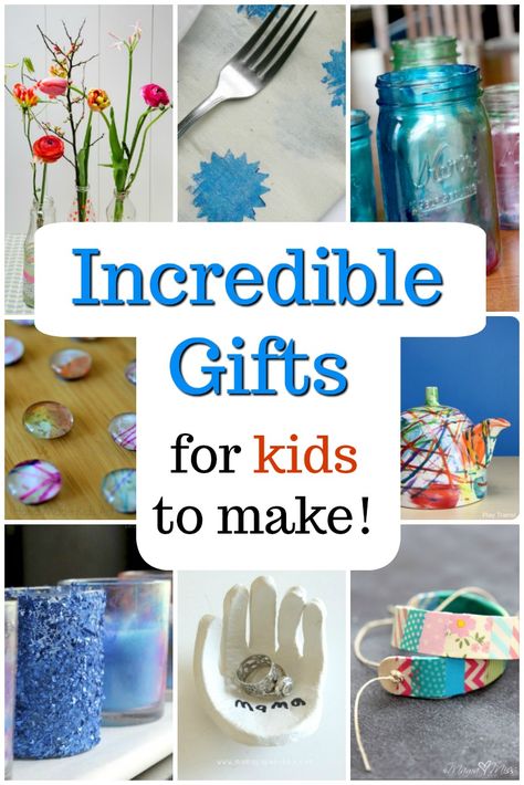 Gifts For Kids To Make, Gifts Kids Can Make, Christmas Presents For Kids, Diy Easter Gifts, Easy Diy Christmas Gifts, Christmas Gifts For Parents, Diy Gifts For Mom, Diy Gifts For Kids, Diy Presents