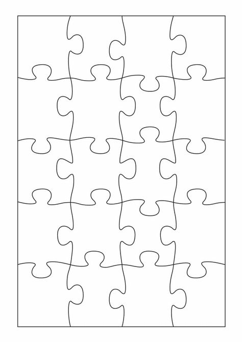 The wonderful 19 Printable Puzzle Piece Templates ᐅ Template Lab Pertaining To Blank Jigsaw Piece Template images below, is part … Puzzle Pieces Template, Blank Puzzle Pieces, Puzzle Piece Template, Pattern Block Templates, Easter Puzzles, Printable Crossword Puzzles, Free Printable Puzzles, Puzzle Maker, Large Puzzle Pieces