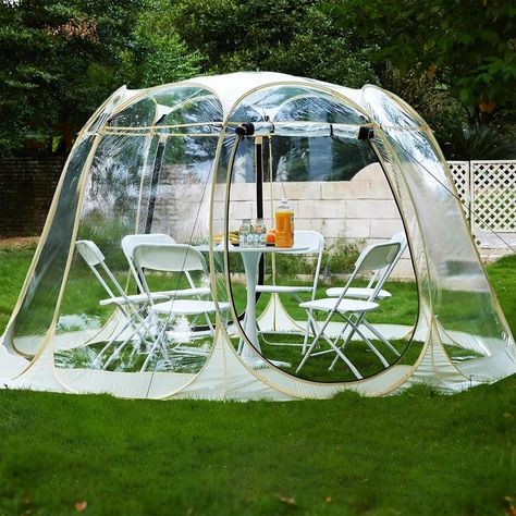 PRICES MAY VARY. Pvc Imported Spacious & Heat Preservation: The clear bubble tent offers a spacious interior shelter that can comfortably accommodate 8-10 adults, while providing excellent heat preservation. Made of PVC material, it is designed to keep you warm even in cooler weather. 360° View Tent: It provides an unobstructed 360-degree view of the surrounding environment, making your outdoor experience more enjoyable and comfortable. Wide Application: Whether you are planning a camping trip, Clear Bubble Tent, Transparent Tent, Tent Canopy, Bubble Tent, Pop Up Tent, Camping Tent, Home Repairs, Camping Trip, Backyards